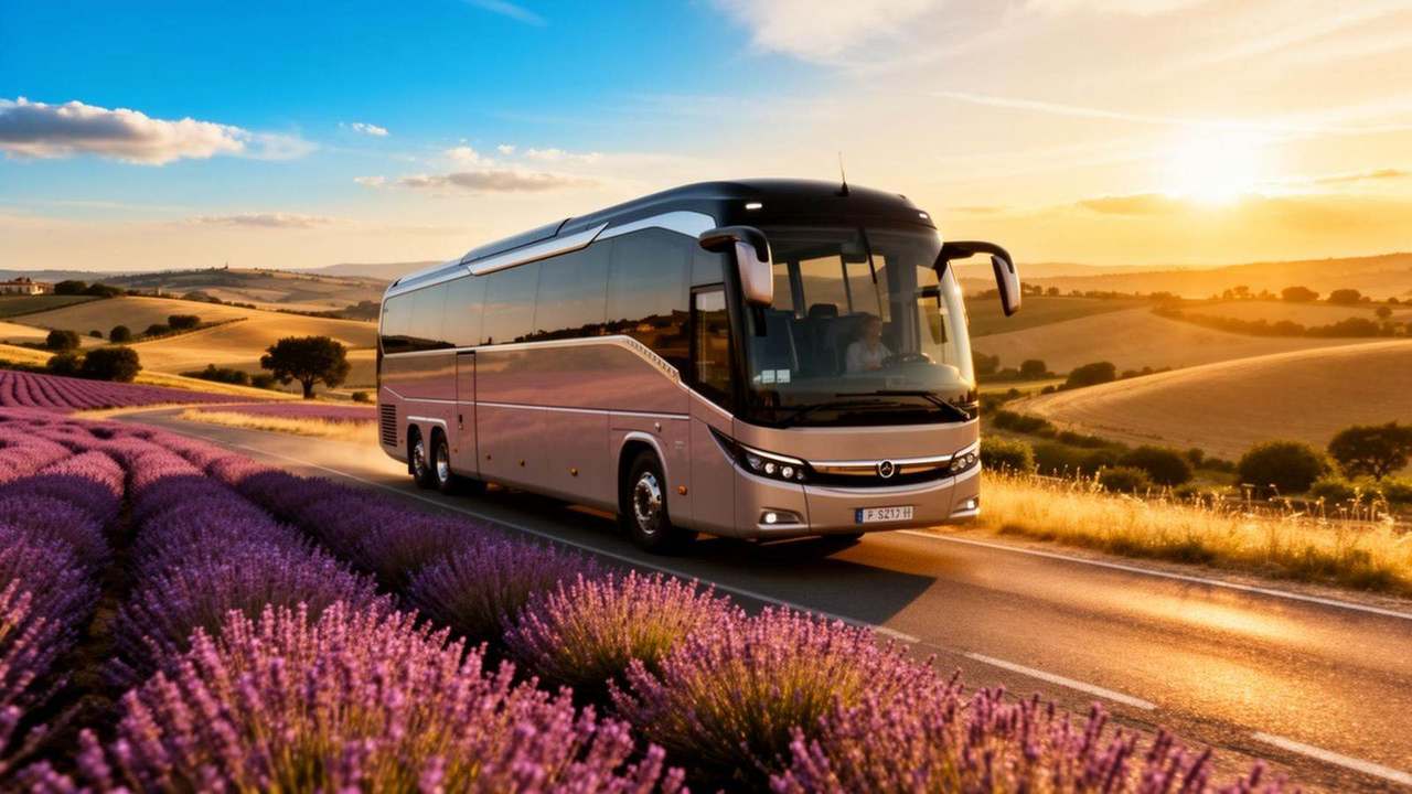 Autocar de tourisme grand tourisme pour location avec chauffeur à Boulogne-Billancourt